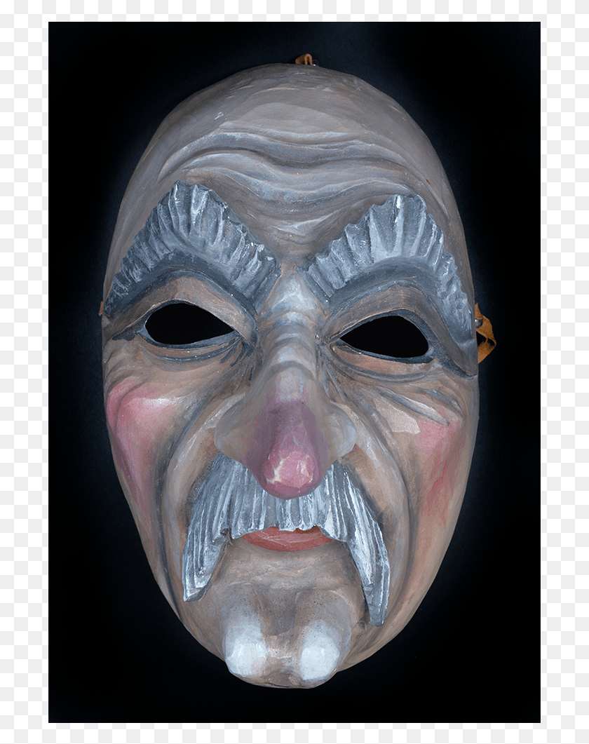 703x1001 Fasnet Old Man Mask Face Mask, Person HD PNG Download