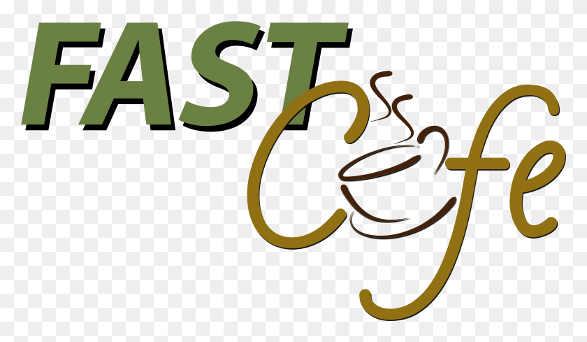 4450x2448 Логотип Быстрого Кафе Fast Cafe, Текст, Алфавит, Номер Hd Png Скачать