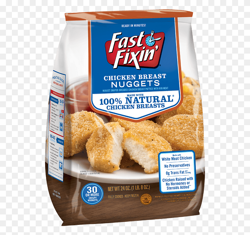 539x729 Fast Fixin Chicken Breast Nuggets, Fried Chicken, Food, Bread HD PNG Download