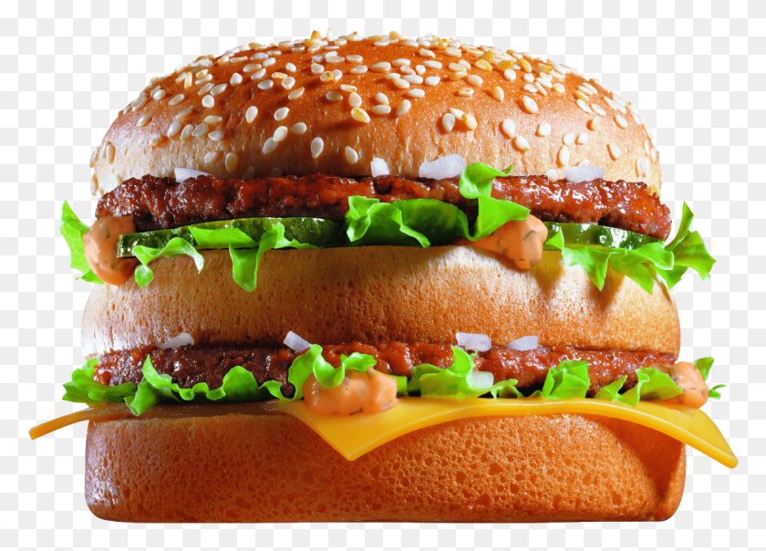 1154x805 Fast Food, Burger, Food, Sesame HD PNG Download