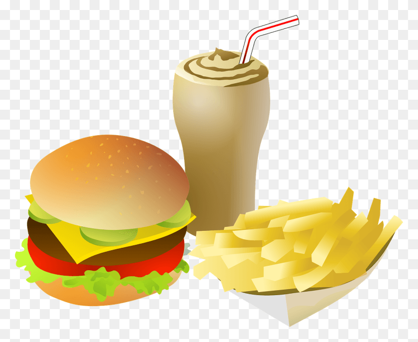 1280x1028 Fast Food Clipart, Juice, Beverage, Drink HD PNG Download