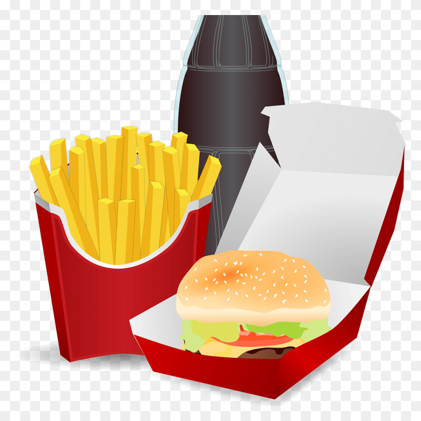 999x999 Fast Food Mcdonalds Meal Clipart, Fries, Food, Burger HD PNG Download