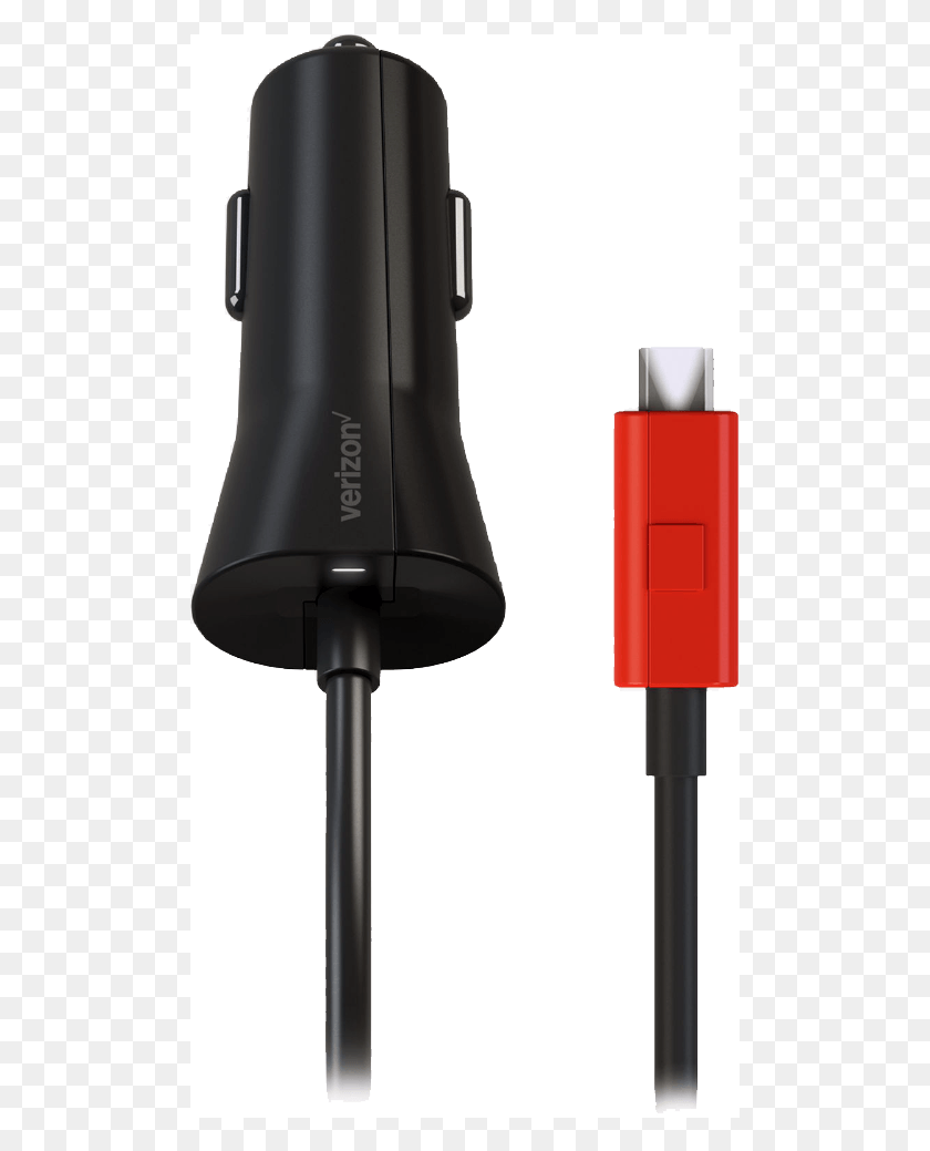 497x979 Fast Micro Usb Car Charger With Verizon 5v4 Usb Cable, Appliance, Blow Dryer, Dryer HD PNG Download