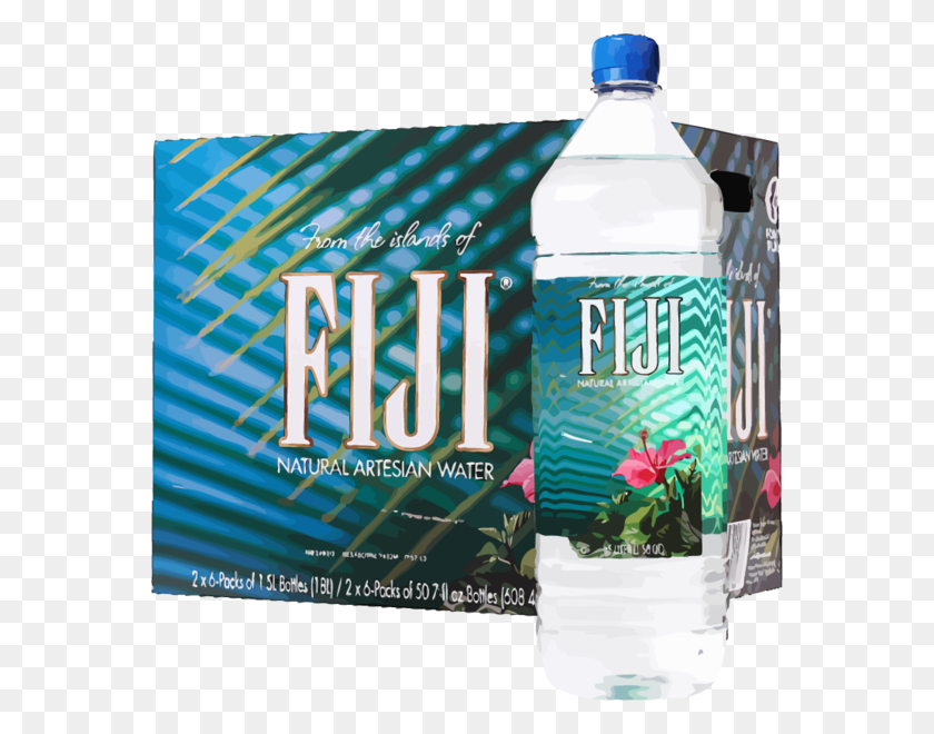 568x600 Fast Wine Liquor And Beer Delivery Fiji Water 12 Pk, Mineral Water, Beverage, Water Bottle HD PNG Download