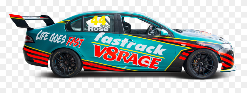 5433x1801 Fastrack V8 Race Racing Car HD PNG Download