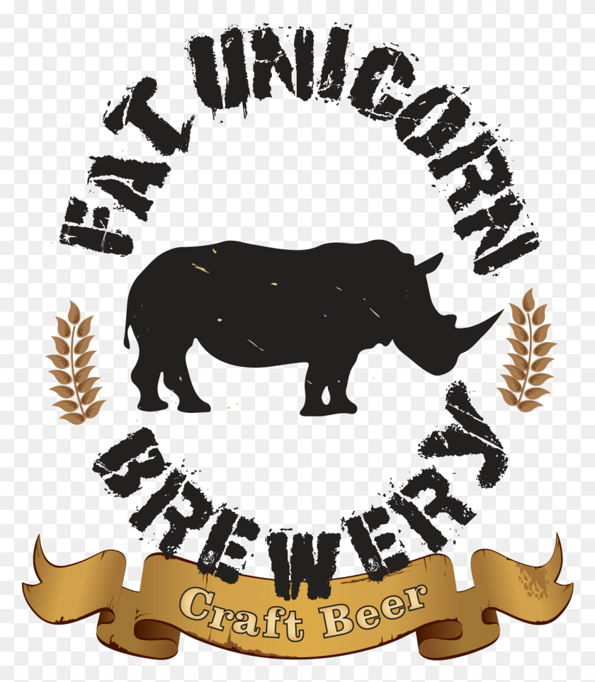 1232x1427 Fat Unicorn Brewery Fat Unicorn Beer, Symbol, Animal, Poster Descargar Hd Png