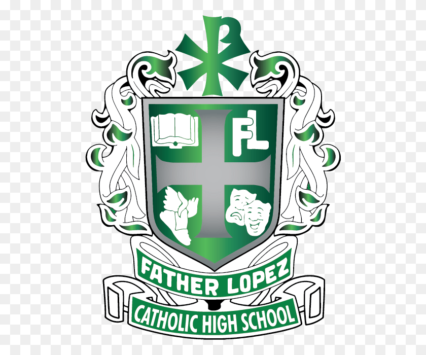 504x640 Descargar Png / Logotipo De La Escuela Secundaria Católica Father Lopez