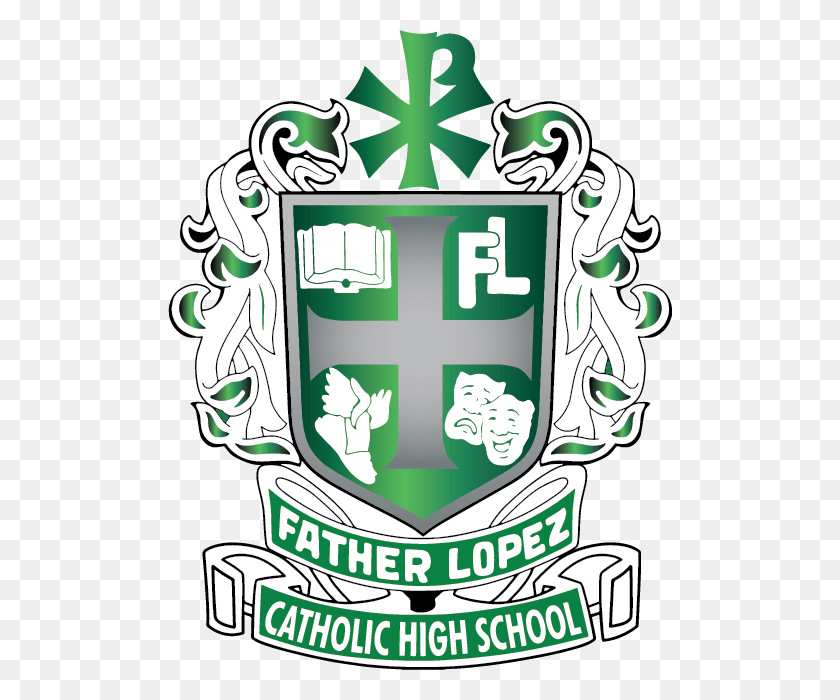 504x640 Father Lopez Catholic High School Logo, Symbol, Trademark, Emblem HD PNG Download