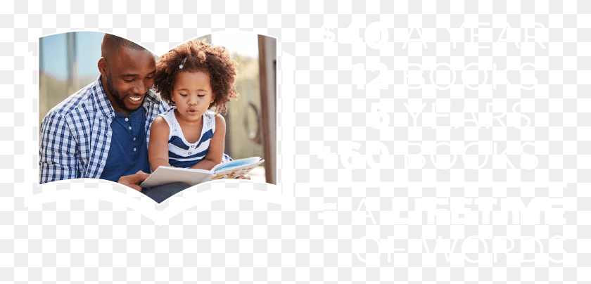 774x344 Fatherdaughterreading Learning, Person, Human, Reading HD PNG Download