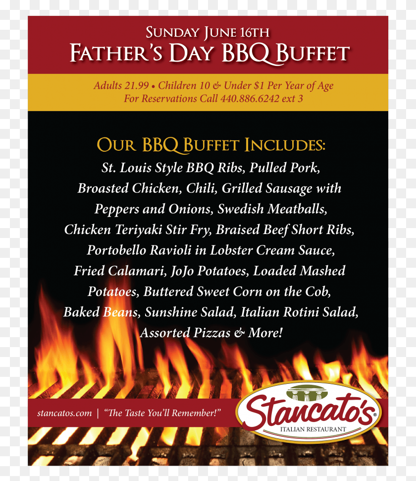 730x910 Fathers Day Bbq Buffet, Fire, Advertisement, Flame HD PNG Download
