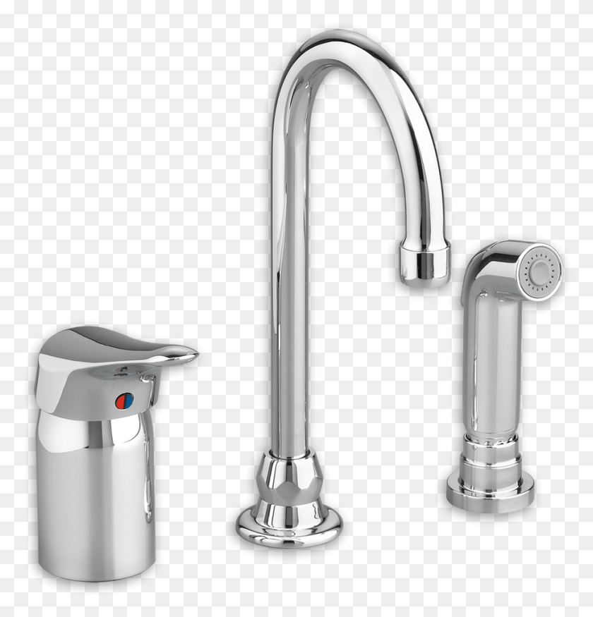 913x954 Faucet Top View Bathroom Faucet Side Sprayer, Sink Faucet, Indoors, Sink HD PNG Download