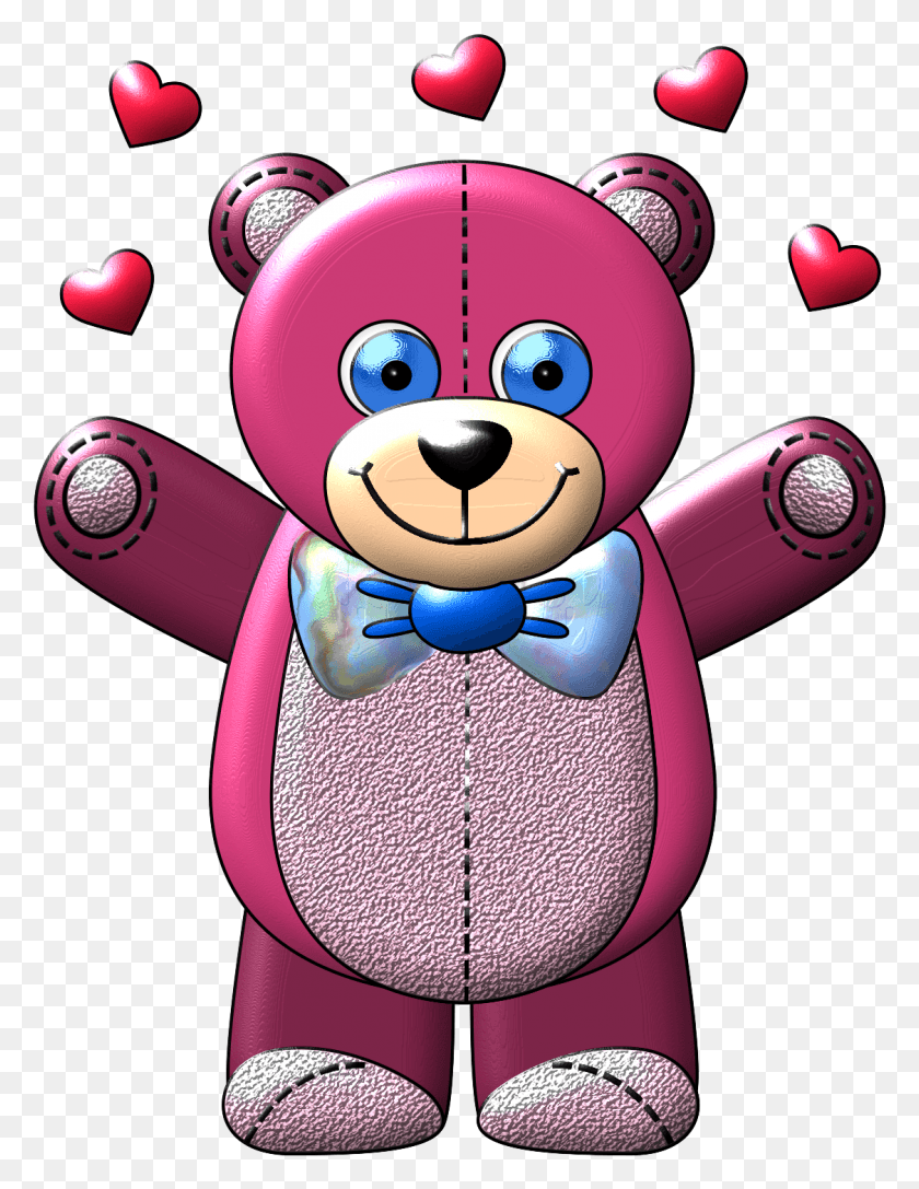 1125x1482 Fauna Clip Art Bears In Love Everything Bear Cartoon, Toy, Plush HD PNG Download