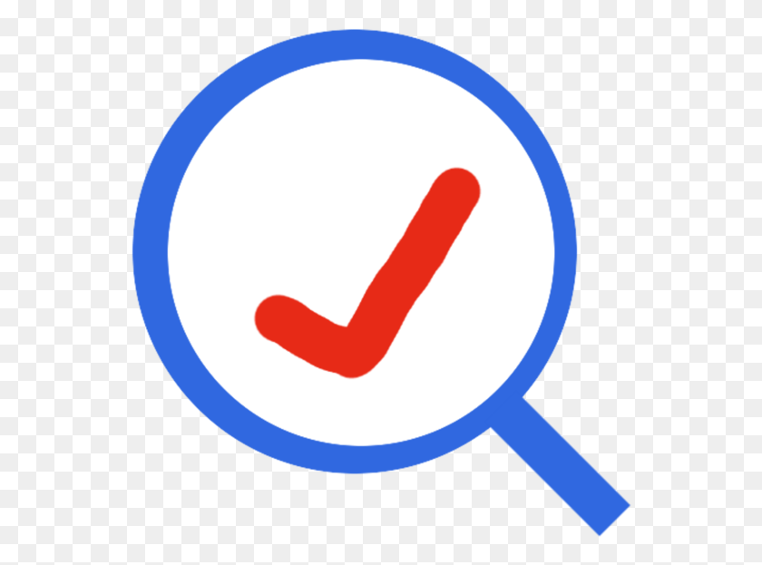 552x563 Favorite Link Checker On The Mac App Store, Text, Magnifying, Symbol HD PNG Download
