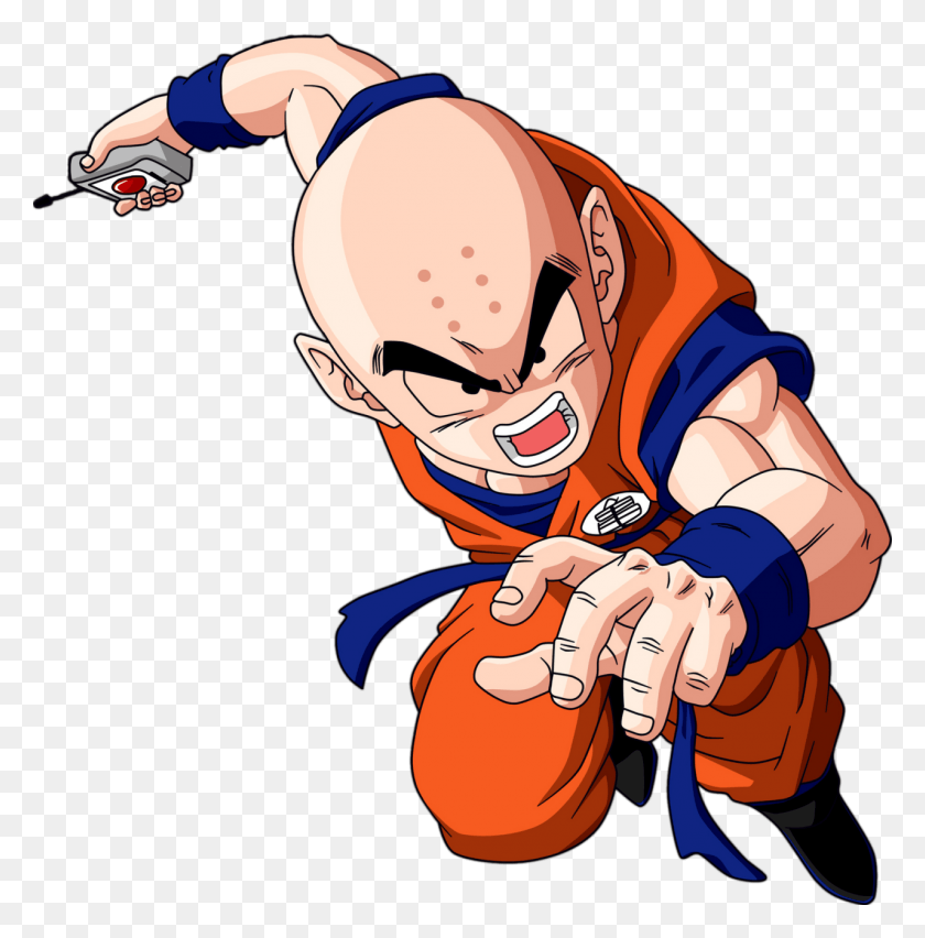 1280x1301 Favorite Side Kick The Best Supporting Dragon Ball Z Krillin, Person, Human, Hand HD PNG Download