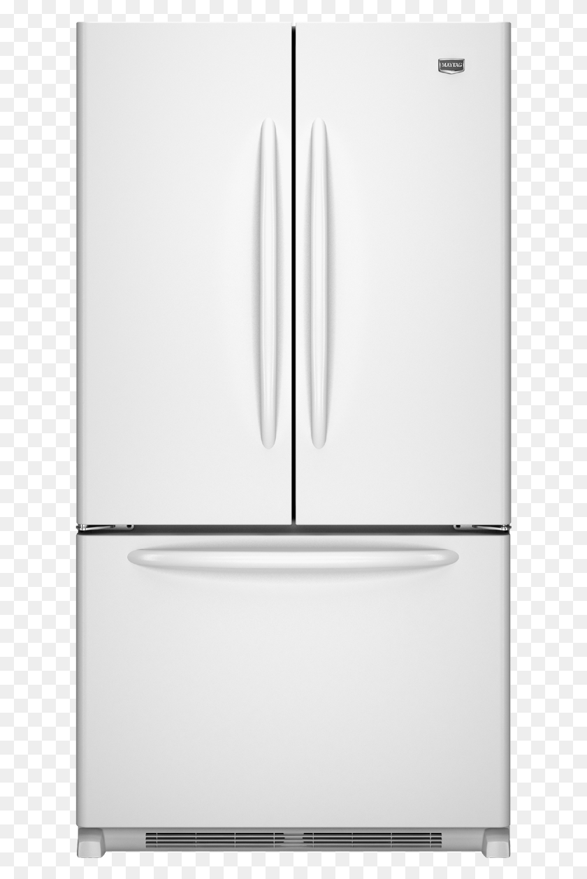 625x1198 Холодильник С Морозильной Камерой И Морозильной Камерой С Французской Дверью, Холодильник Png Скачать