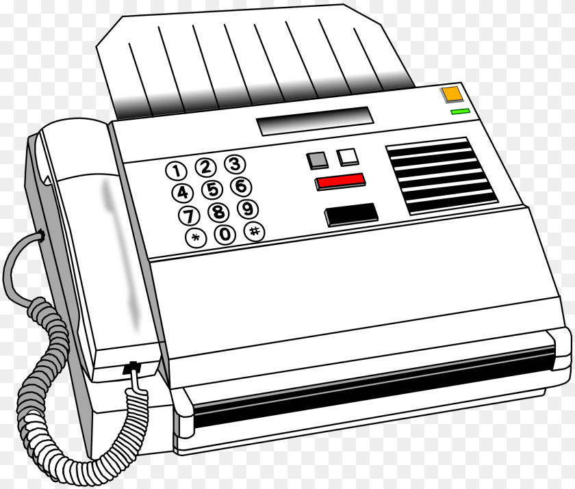 Fax Clipart, Electronics, Phone, Computer Hardware, Hardware Sticker PNG