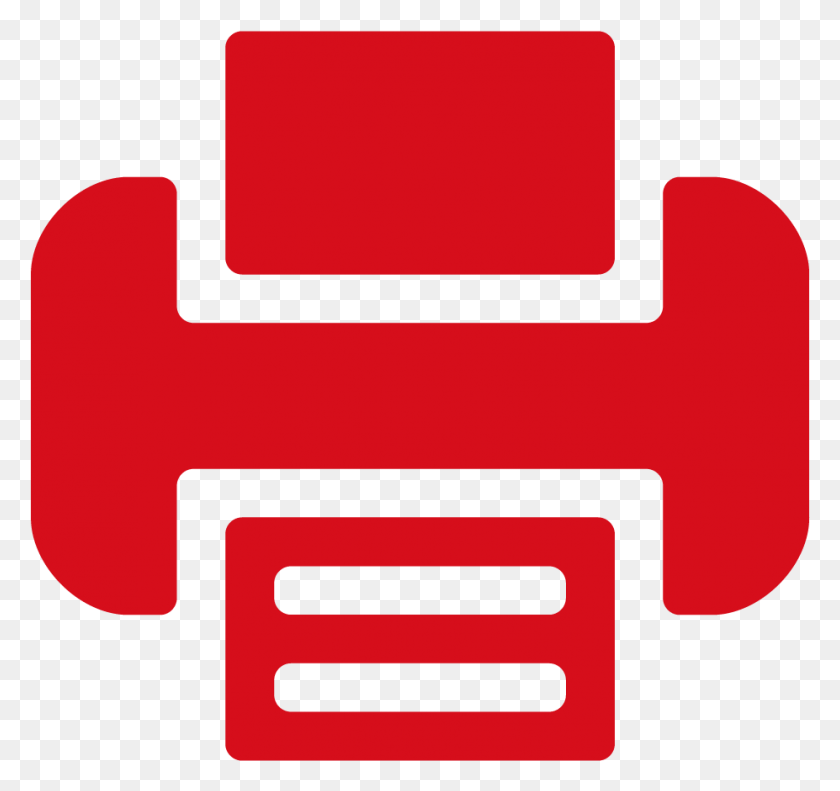 927x869 Fax Icon Fax Icon Red, Logo, Symbol, Trademark HD PNG Download