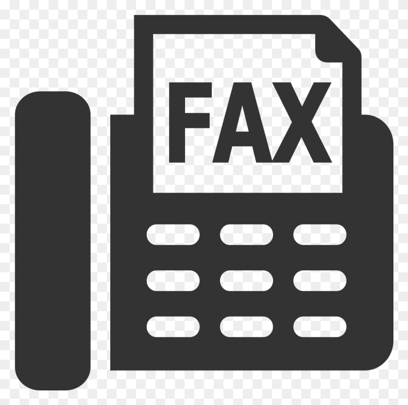 978x970 Fax Machine Icon For Email Signature Logo Fax, Electronics, Calculator HD PNG Download