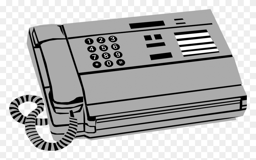 958x573 Imágenes De La Máquina De Fax Ilustración De La Máquina De Fax, Texto, Calculadora, Electrónica Hd Png Descargar
