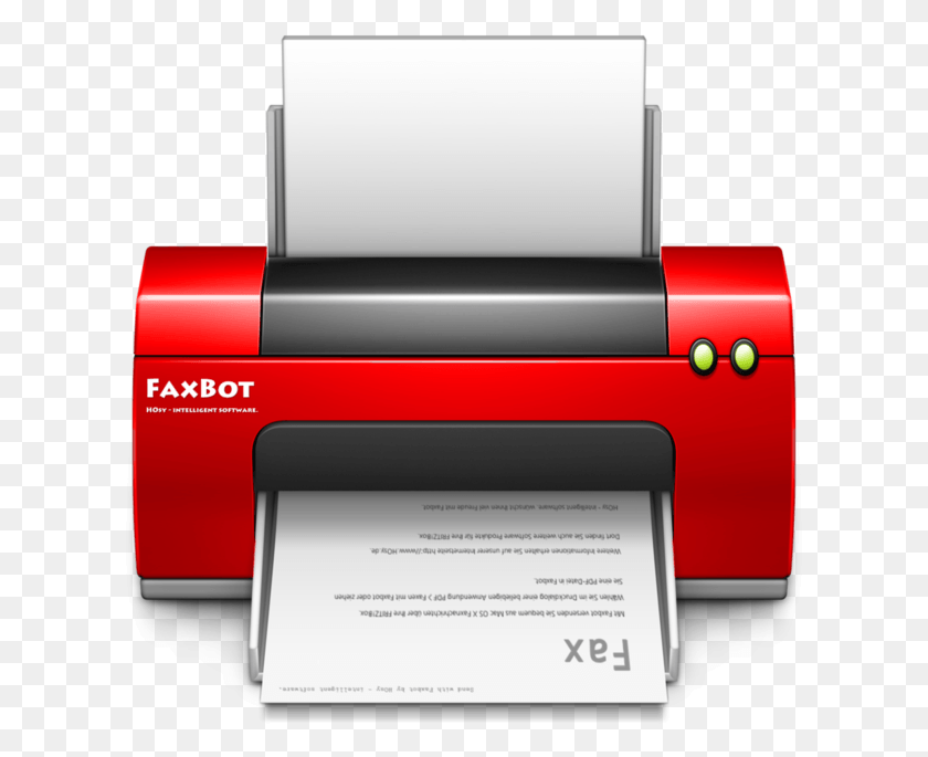 617x625 Descargar Png Faxbot En Mac App Store Faxbot, Máquina, Impresora, Etiqueta Hd Png