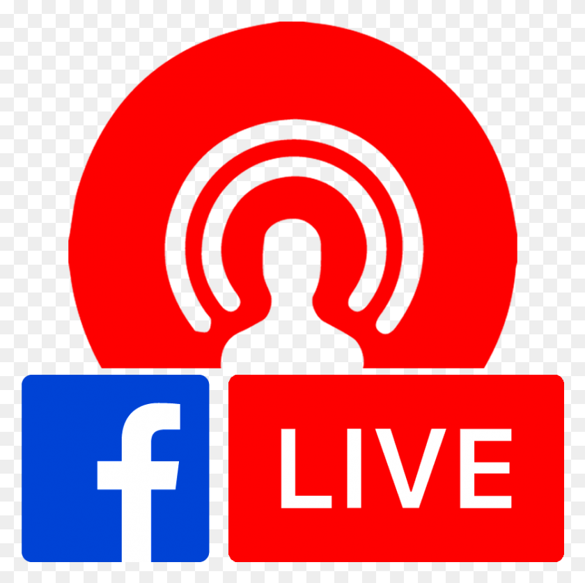 835x832 Fb Live Fb Live Logo, Symbol, Trademark, Crowd HD PNG Download