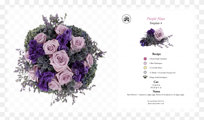 1800x1000 Fbn Arrangement And Recipe 0004 Gem Purple Haze Copy Bouquet, Plant, Flower Bouquet, Flower Arrangement HD PNG Download