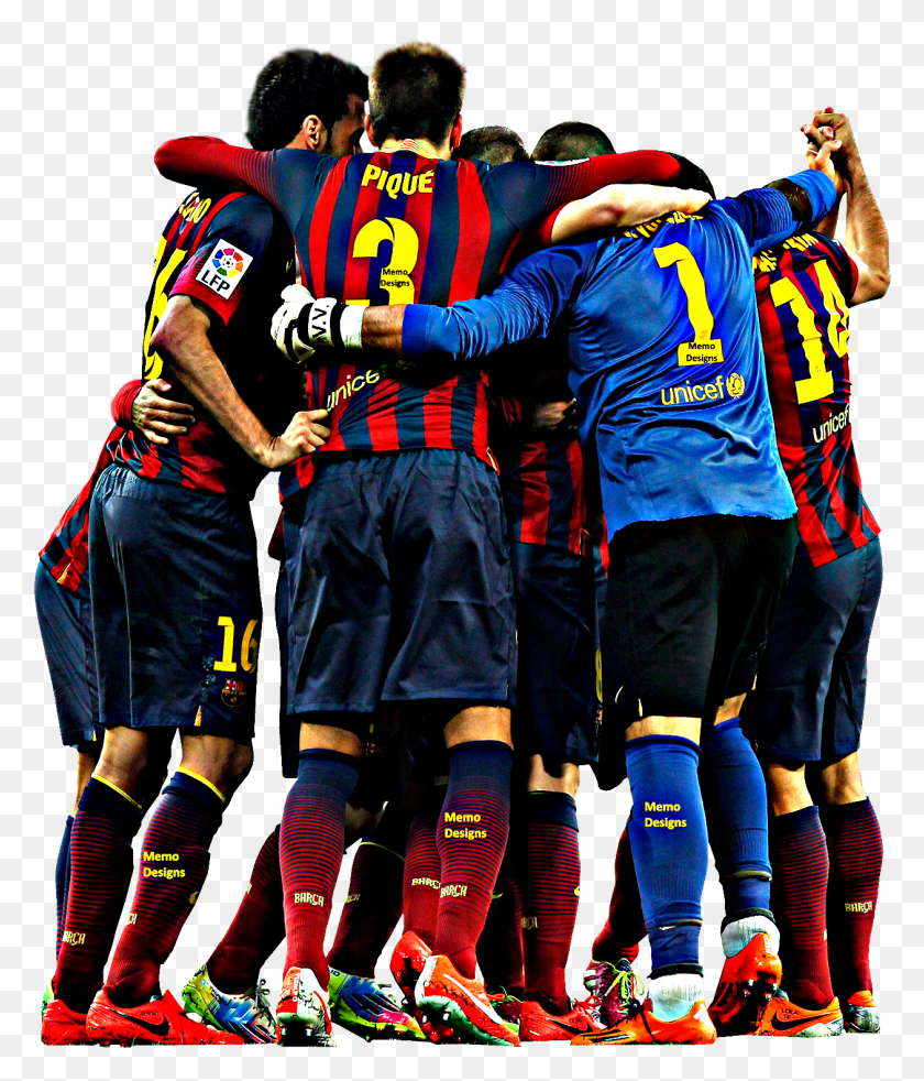 1260x1490 Fc Barcelona Team Fc Barcelona Team, Person, Human, Clothing HD PNG Download