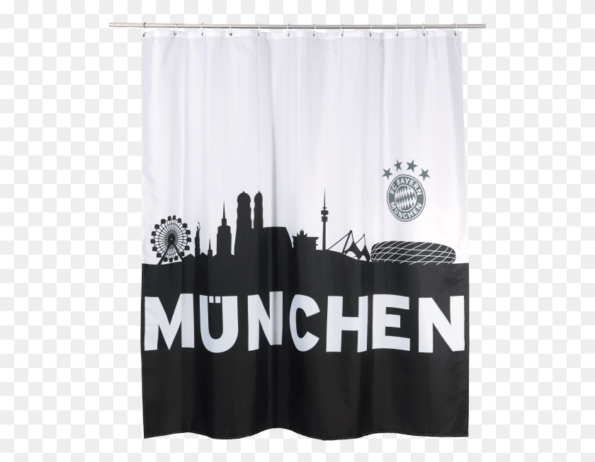 535x593 Fc Bayern Munich, Shower Curtain, Curtain HD PNG Download