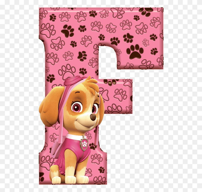 520x736 Fde Alfabeto Decorativo Paw Patrol Letter T, Jigsaw Puzzle, Game, Toy HD PNG Download