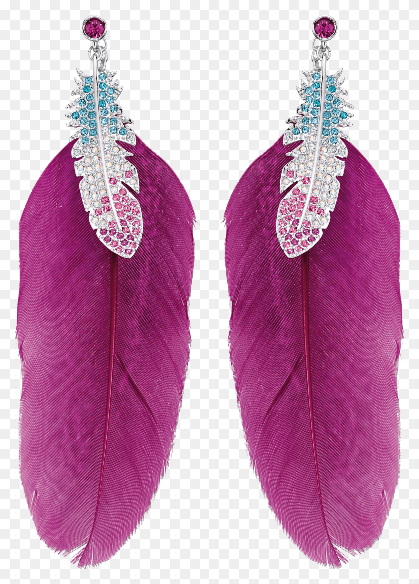 1987x2829 Feather Earrings HD PNG Download