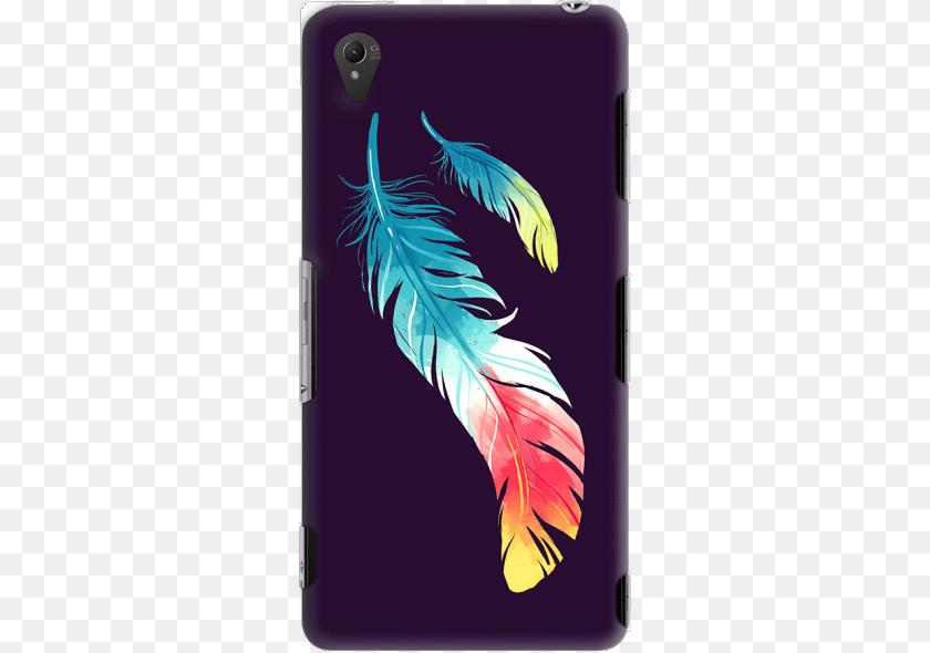 300x590 Feather In Colors Case Feather Samsung Galaxy S8 Slim Case By Freeminds, Electronics, Mobile Phone, Phone, Adult PNG