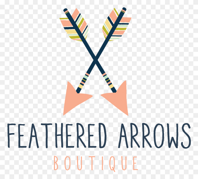 922x828 Feathered Arrows Boutique Graphic Design, Poster, Advertisement, Symbol HD PNG Download