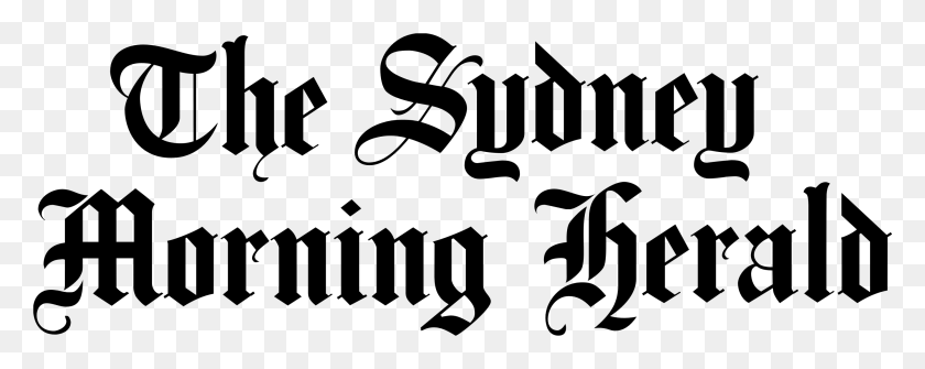 2779x983 В Sydney Morning Herald Прозрачный Логотип, Серый, Мир Варкрафта Png Скачать