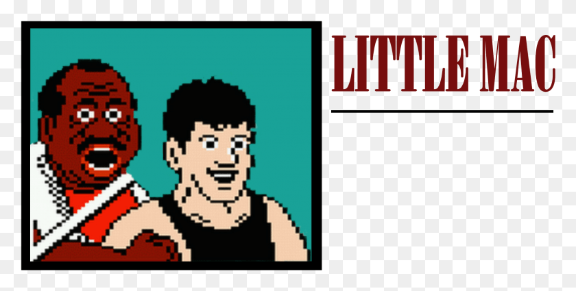 2118x992 Featured Little Mac Tech Mike Tyson Punch Out Coach, Text, Logo, Symbol HD PNG Download