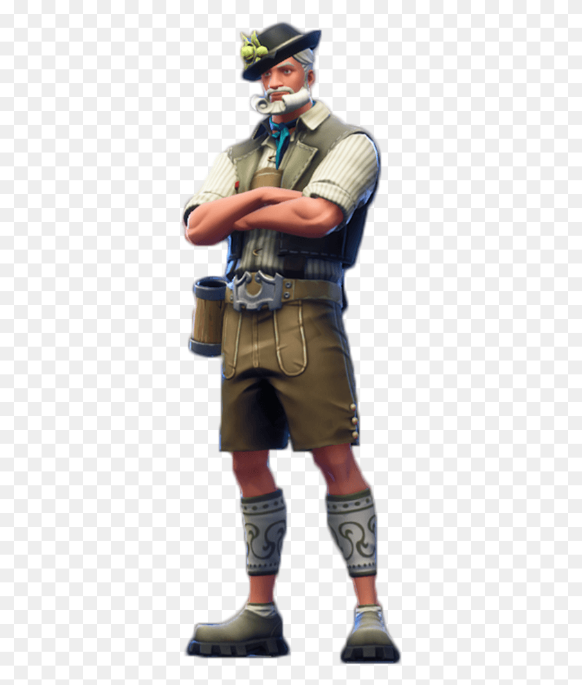 318x928 Featured Ludwig Fortnite Skin, Person, Human, Clothing HD PNG Download
