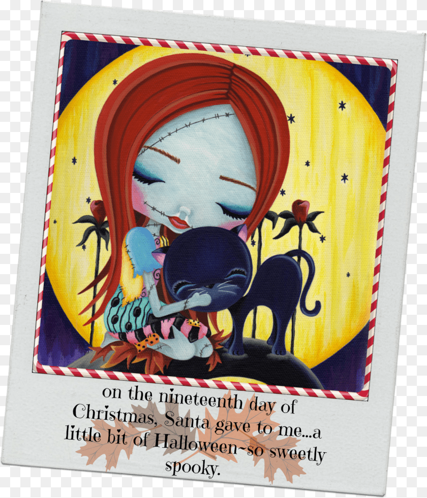 1357x1585 Featured Printa Little Piece Of Halloween In Picture Frame, Advertisement, Poster, Art, Painting Sticker PNG