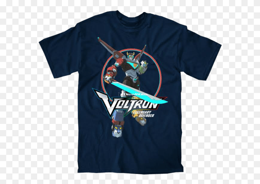 596x534 Featured Product Voltron Legendary Defender T Shirt, Clothing, Apparel, T-shirt HD PNG Download