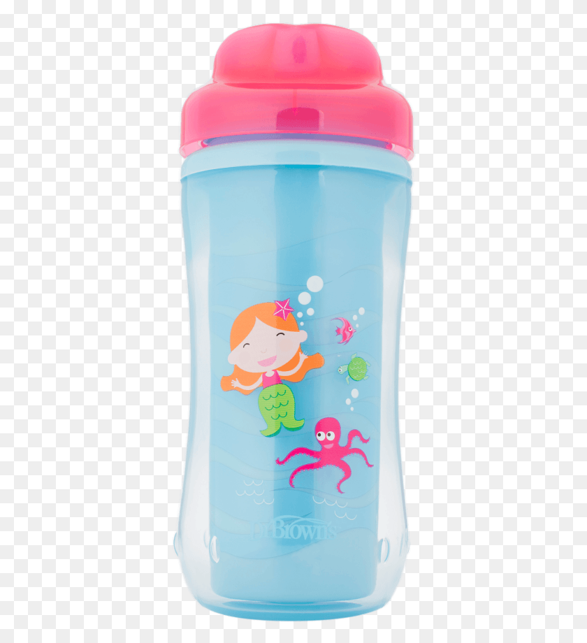 350x860 Features A Spoutless Rim That Is Spill Proof With The Dr Brown39s 300ml On The Go Straw Sport Cup, Bottle, Milk, Beverage HD PNG Download