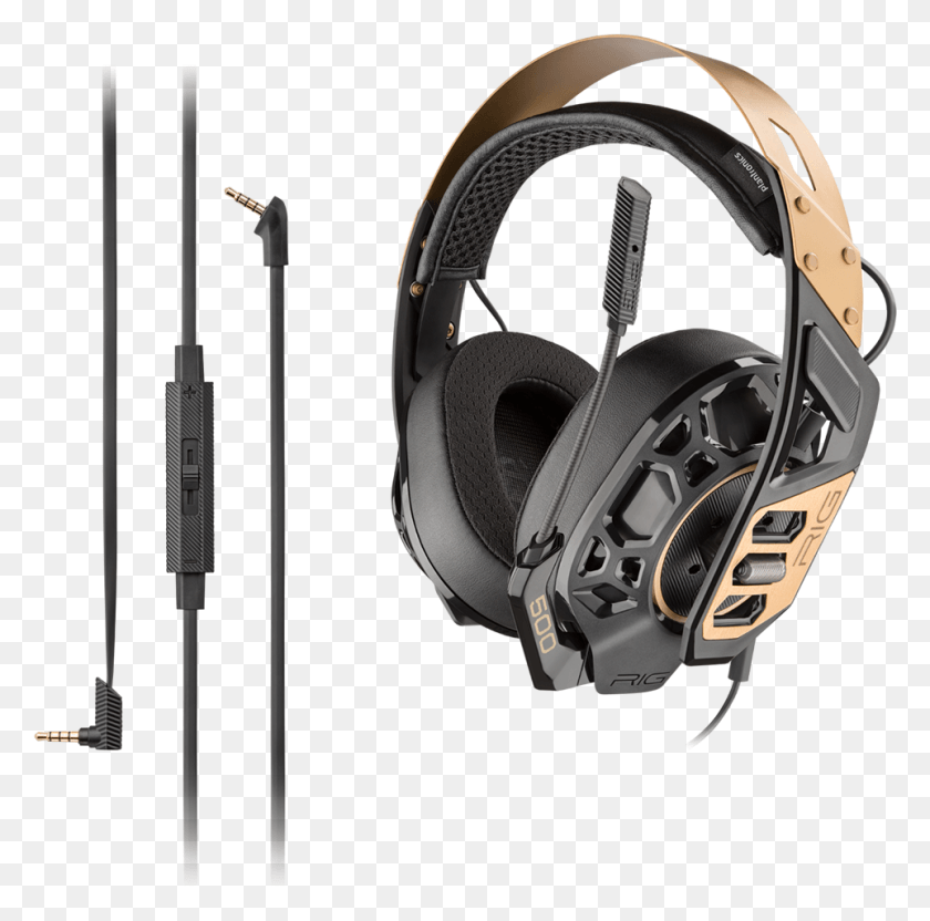 962x953 Features Plantronics Rig 500 Pro, Helmet, Clothing, Apparel HD PNG Download