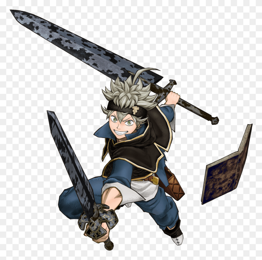 1520x1503 Featuring A Unique Combination Of Third Person Shooting Asta Sword Black Clover, Human, Clothing, Apparel HD PNG Download