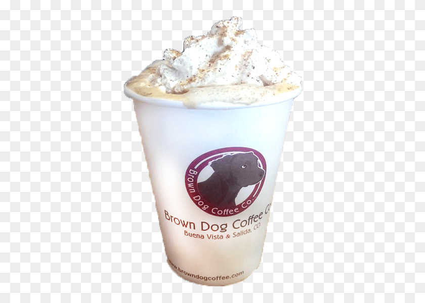 354x540 Featuring Brown Dog Coffee Eggnog Latte Brown Dog Coffee, Cream, Dessert, Food HD PNG Download