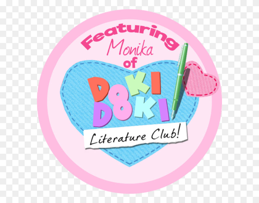 600x600 Featuring Dante From The Devil May Cry Series Logo De Doki Doki Literature Club, Cream, Dessert, Food HD PNG Download