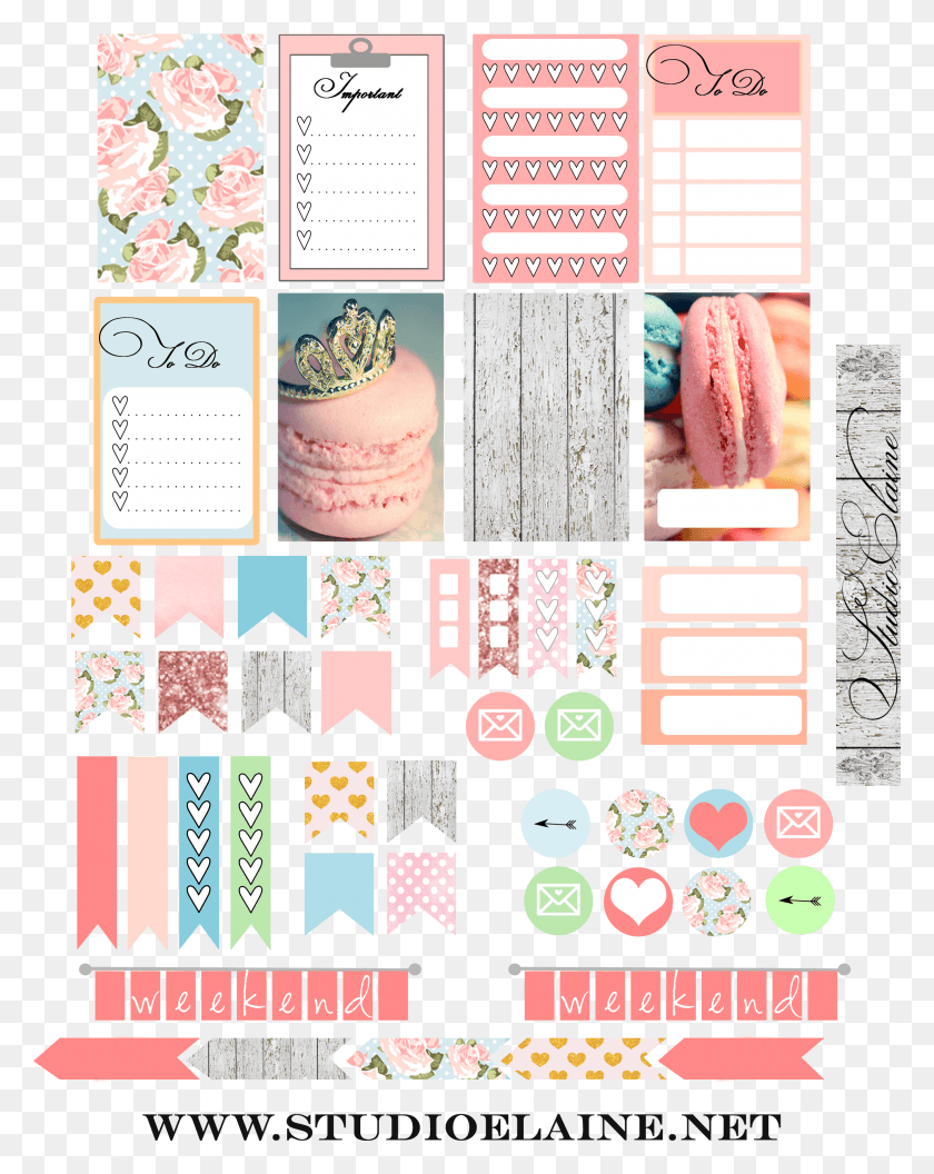 2353x3007 February 2016 Planner Planner Stickers Free, Collage, Poster, Advertisement HD PNG Download