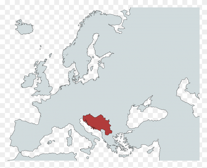 3520x2817 República Popular Federal De Yugoslavia Europa 1933 Mapa Blanco, Diagrama, Atlas, Parcela Hd Png