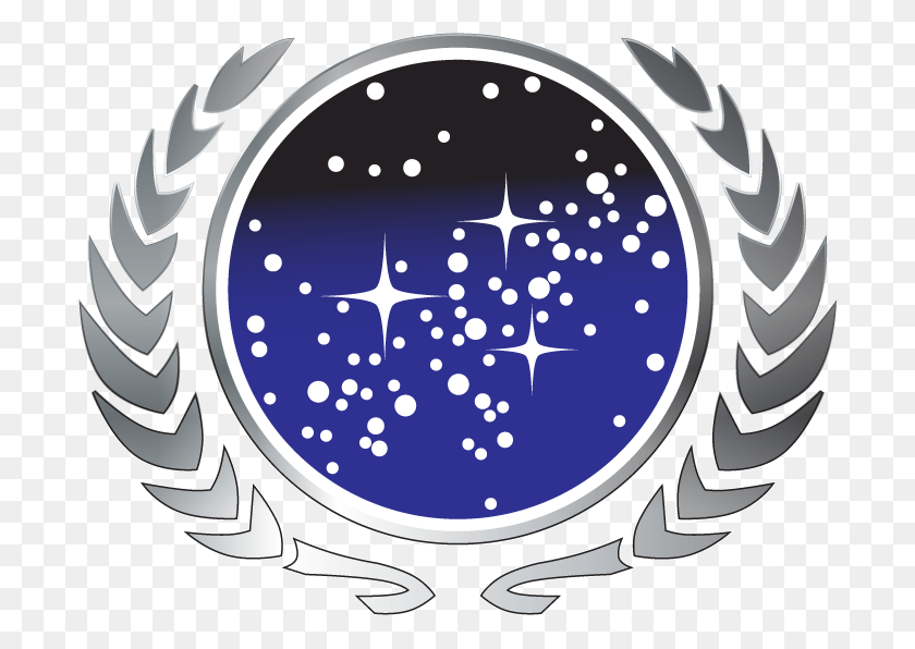 698x536 Federation Seal United Federation Of Planets Flag, Symbol, Text, Emblem HD PNG Download