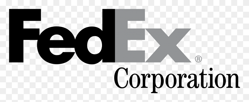 2191x807 Descargar Png / Logotipo De La Corporación Fedex Png