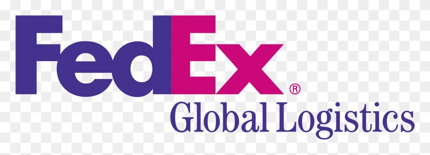 2331x732 Fedex Global Logistics Logo Transparent Fedex, Text, Alphabet, Symbol HD PNG Download