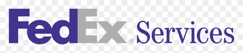 2191x355 Логотип Fedex Services Логотип, Символ, Логотип, Товарный Знак Png Скачать