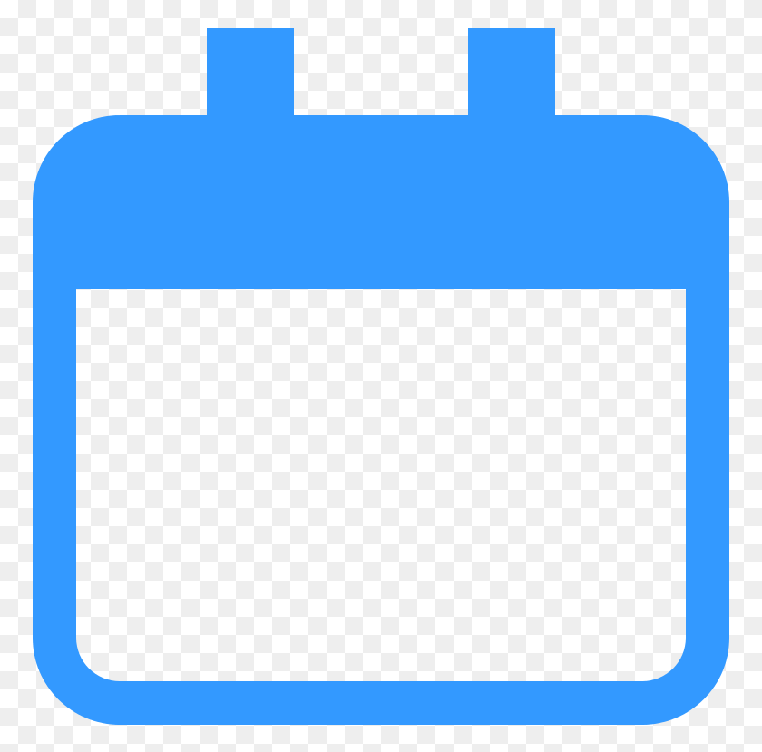 769x769 Feedbin Icon Calendar Calendar Vector Icon Blue, First Aid, Electronics, Text HD PNG Download