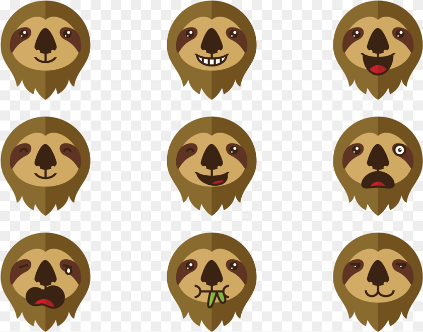 1015x799 Feeling Clipart Human Emotion Sloth Face Emotion, Food, Sweets, Head, Person PNG